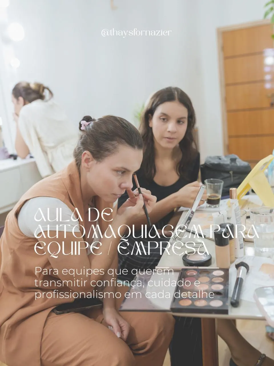 Curso de automaquiagem para equipes em Vitória ES