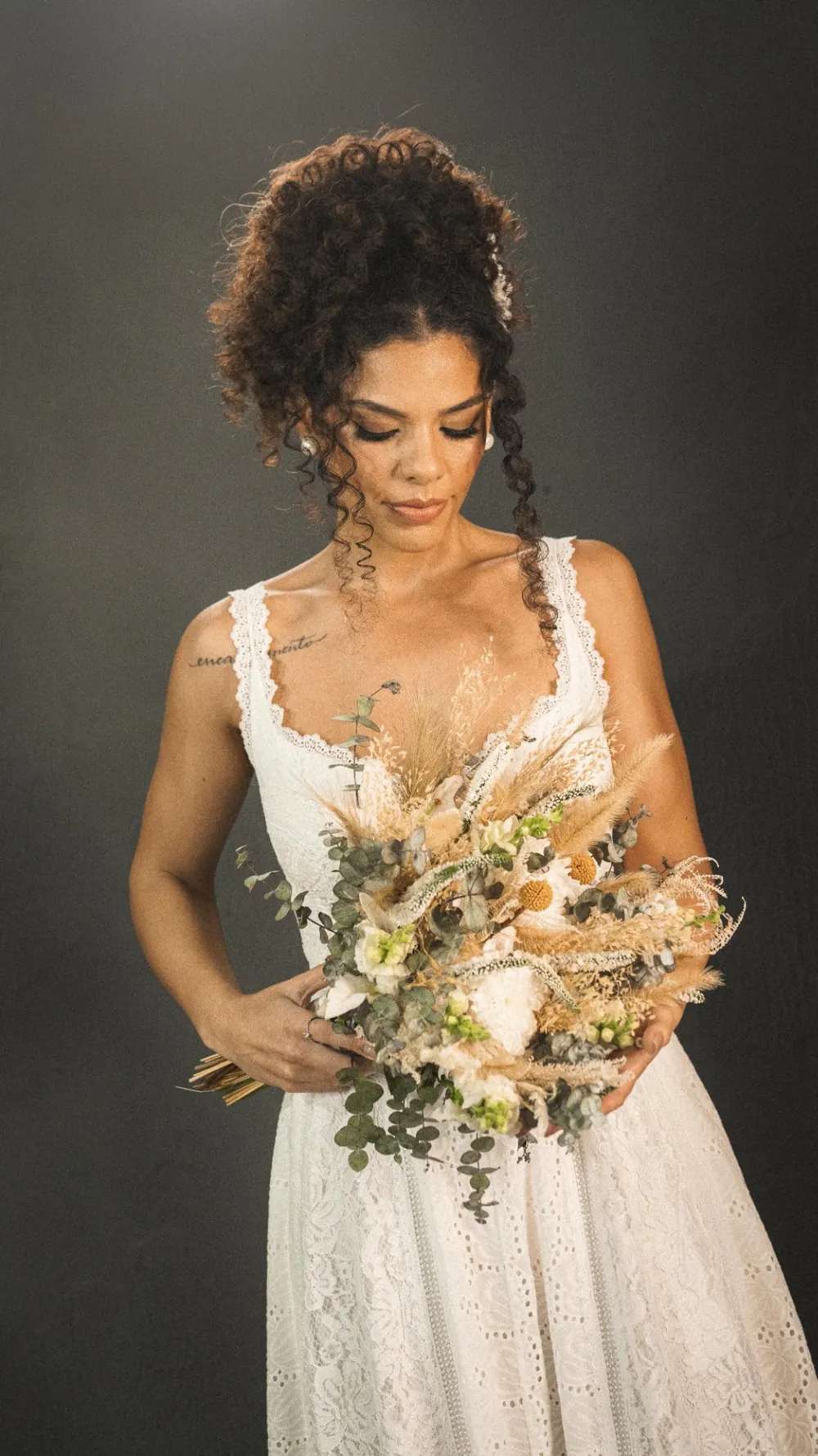 Maquiagem de noiva estilo boho em Vitória ES